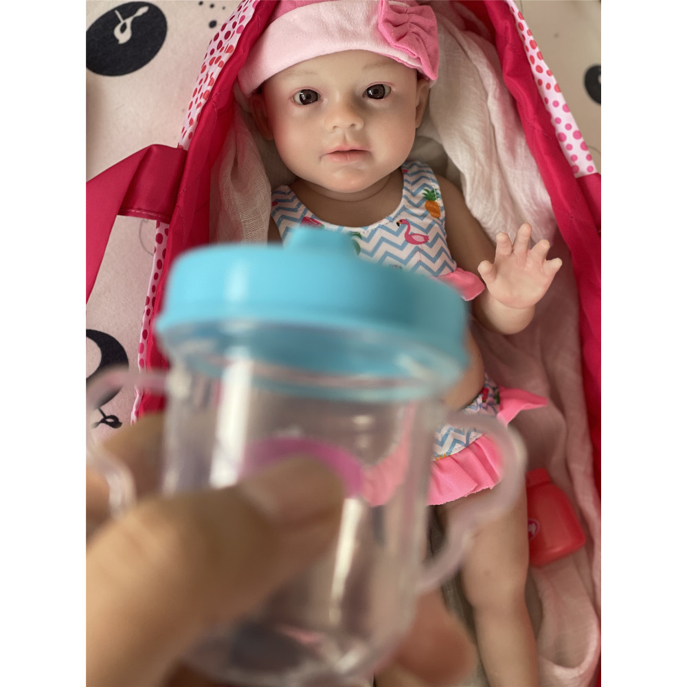 Catdoll full Silicone 42cm Baby Doll, reborn baby