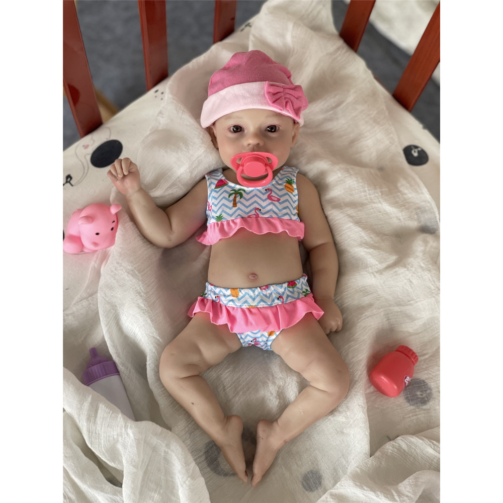 Catdoll full Silicone 42cm Baby Doll, reborn baby