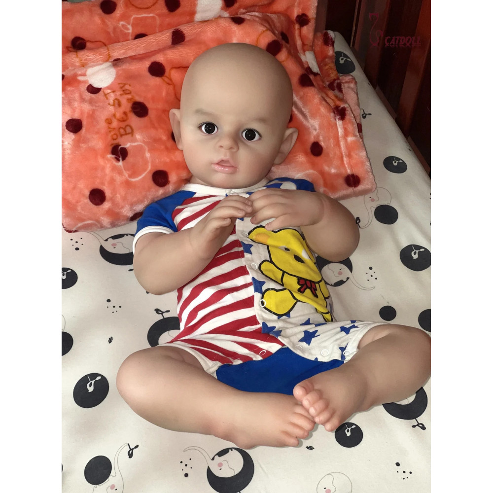 Catdoll full Silicone 66cm Baby Boy Doll, reborn baby