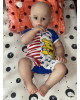 Catdoll full Silicone 66cm Baby Boy Doll, reborn baby