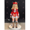 Klee outfit for catdoll 101cm,（coat，hat，scarf，boots, stocking, pants, gloves）  + $200.00 