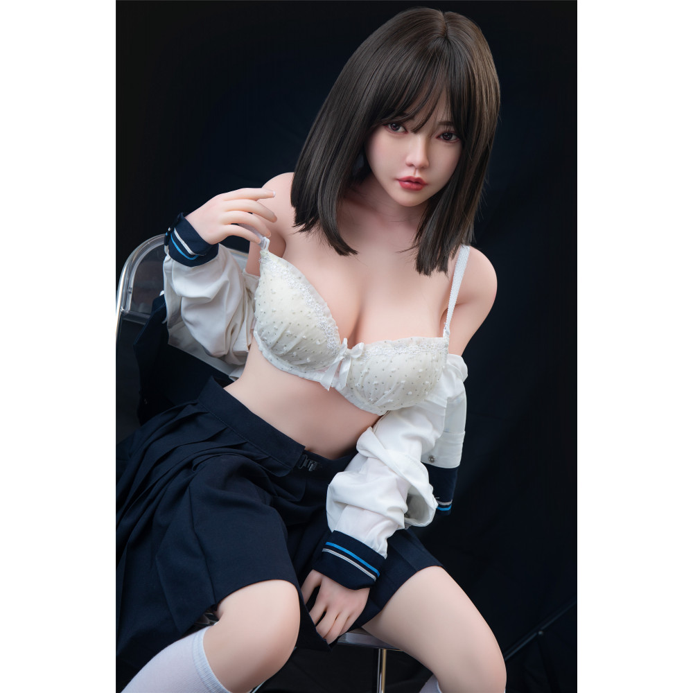 FUDOLL 148cm D cup J007 Riho TPE Body+Silicone Head Sex Doll 