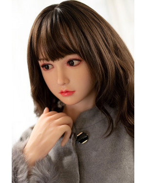 FUDOLL 158cm C CUP RZC014 RIKA TPE Body+Silicone Head Sex Doll 