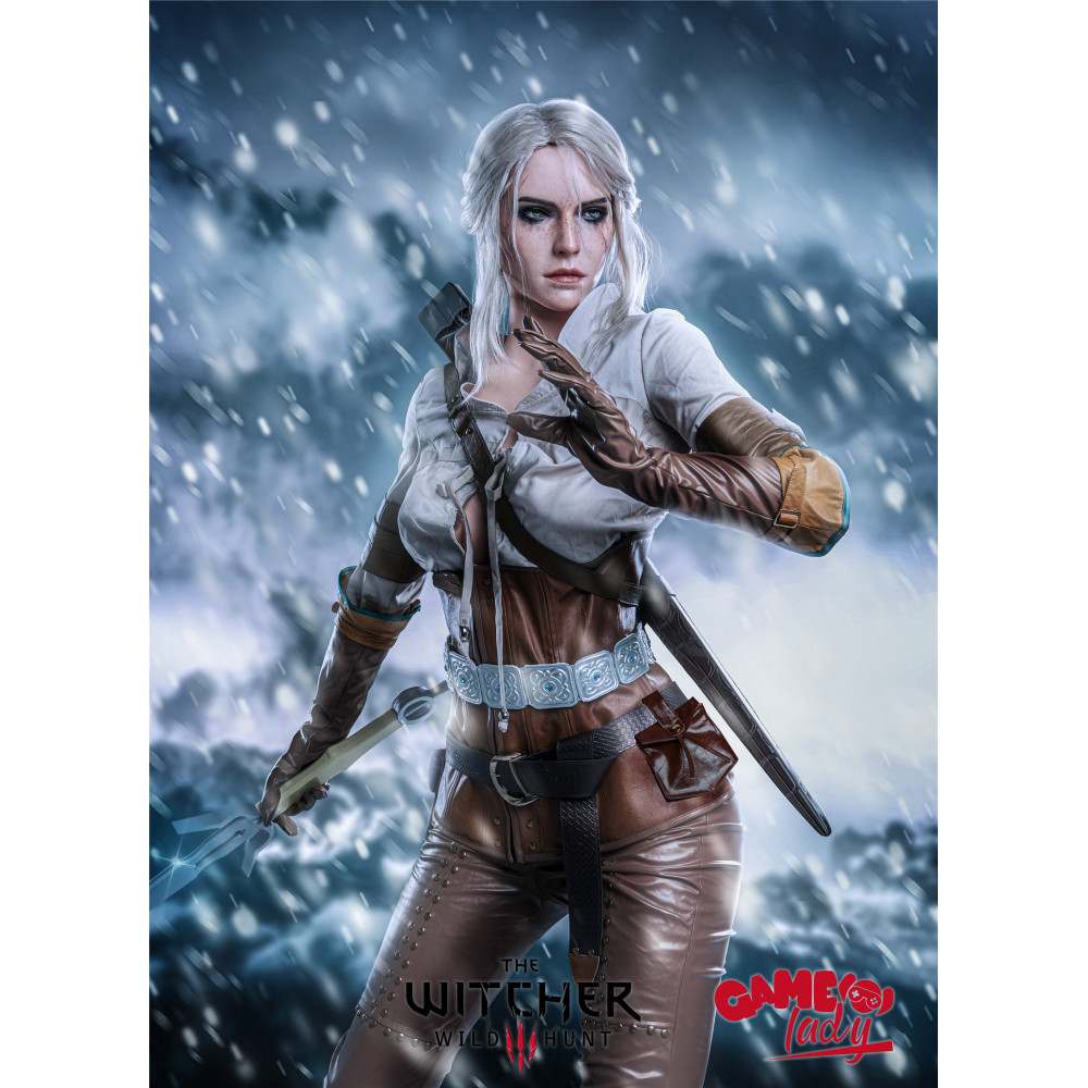 Game Lady 168cm Ciri Head Full Body Silicone