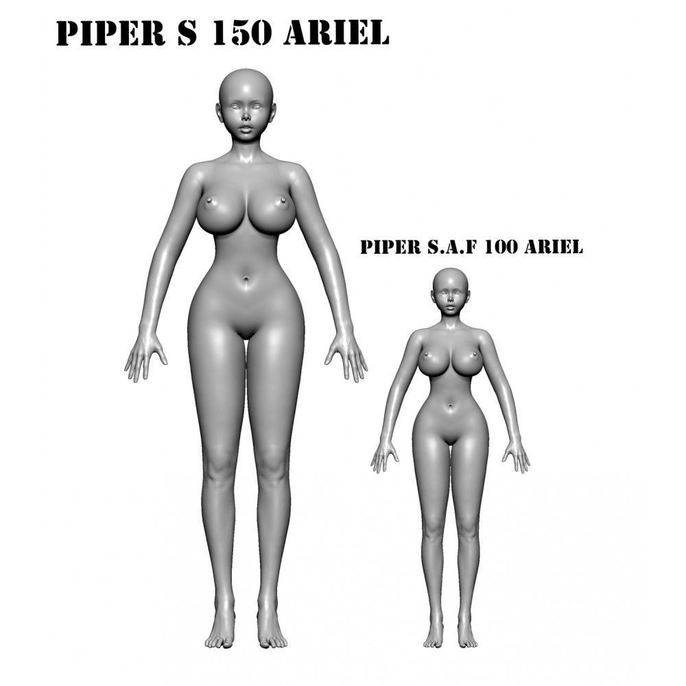 STOCK in US SAF Piper Doll Full Body Silicone 100cm Ariel Seamless Doll