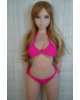 SAF Piper Doll Full Body Silicone 80cm ELF Seamless Doll white skin& pink white skin