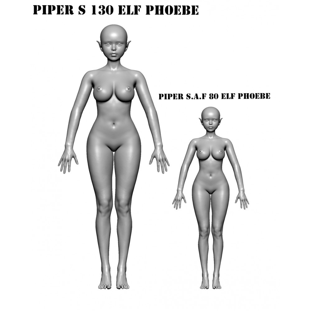 SAF Piper Doll Full Body Silicone 80cm ELF Seamless Doll 