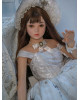 ZELEX 100cm GB26-1 Head Flat Chest Realistic Doll Full Body silicone