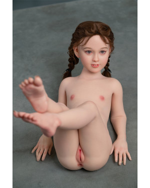 ZELEX 110cm GB34-1 Head Realistic Doll Full Body silicone