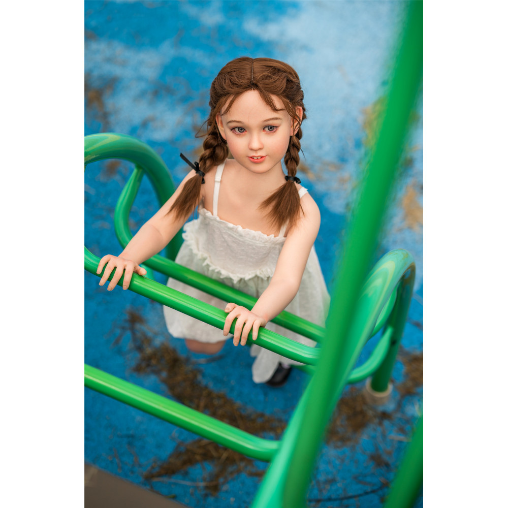 ZELEX 110cm GB34-1 Head Realistic Doll Full Body silicone