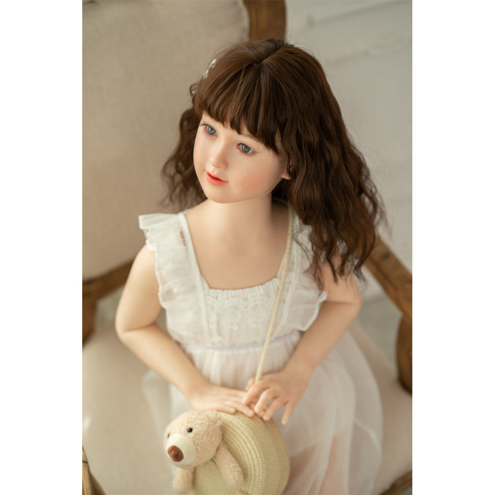 ZELEX 110cm GB34-1 Head Realistic Doll Full Body silicone	