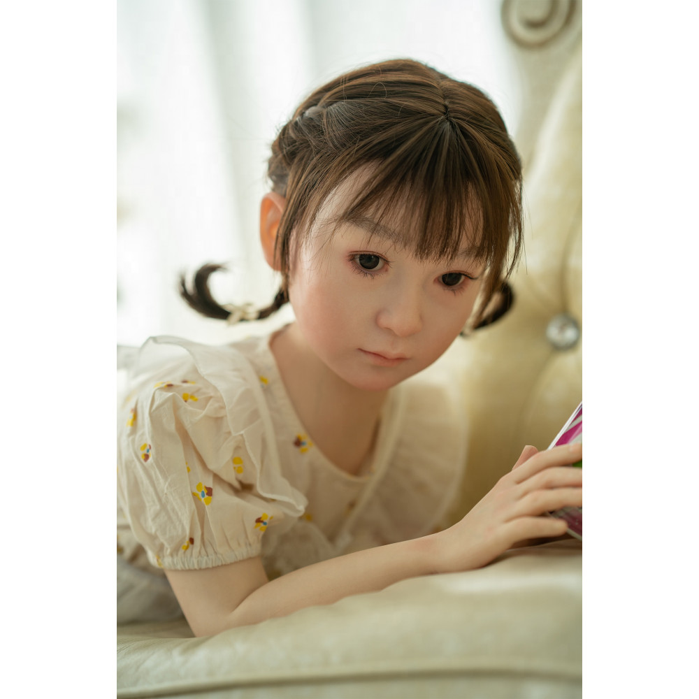 ZELEX 110cm GB47-1 Head Realistic Doll Full Body silicone	