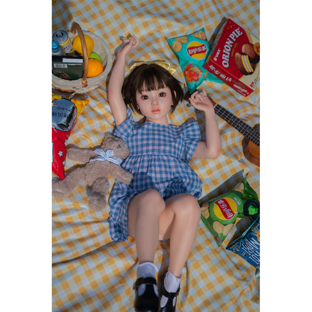 ZELEX 110cm GB58-1 Head Realistic Doll Full Body silicone