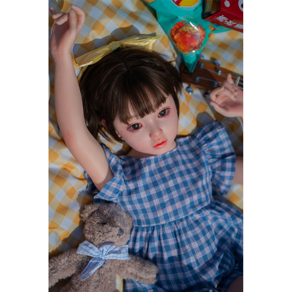 ZELEX 110cm GB58-1 Head Realistic Doll Full Body silicone