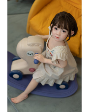 ZELEX 110cm GB59-1 Head Realistic Doll Full Body silicone