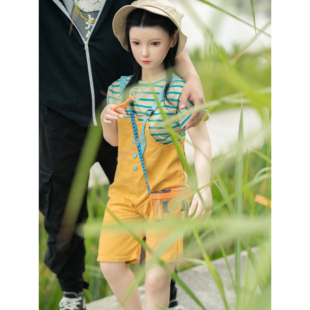 ZELEX 130cm GC36-1 Head LiN S breast Realistic Doll Full Body silicone