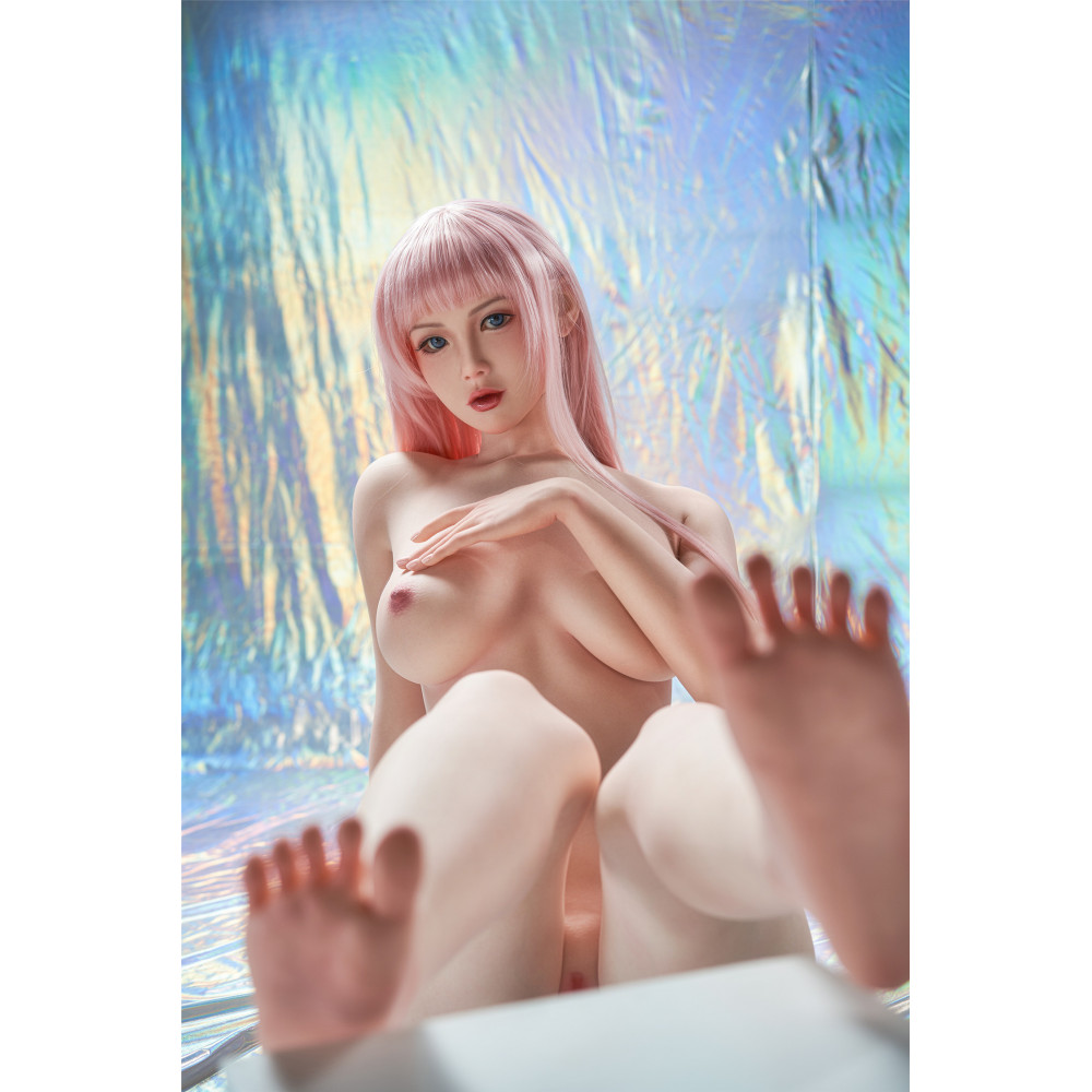 ZELEX New X165cm Body Scaned from Real Human GE81-1 Head Full Body Silicone Sex Doll